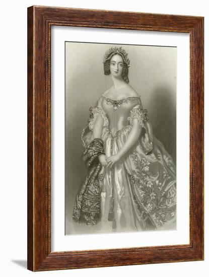 The Princess of Capua-Alfred-edward Chalon-Framed Giclee Print