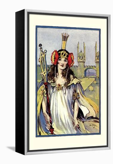 The Princess of Oz-John R. Neill-Framed Stretched Canvas