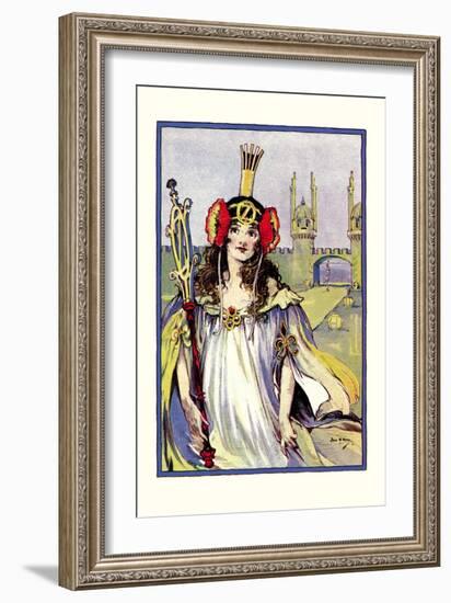 The Princess of Oz-John R. Neill-Framed Art Print