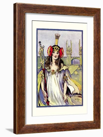 The Princess of Oz-John R. Neill-Framed Art Print