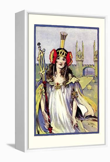 The Princess of Oz-John R. Neill-Framed Stretched Canvas