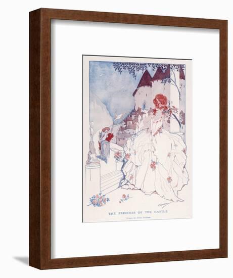 The Princess of the Castle by Hilda Cowham-null-Framed Art Print