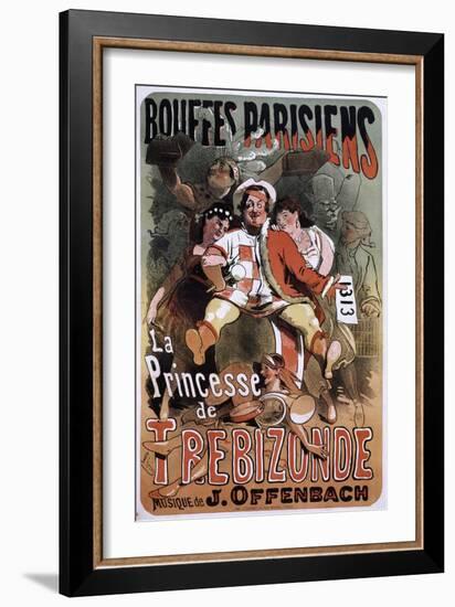 The Princess of Trebizond-Jules Chéret-Framed Giclee Print