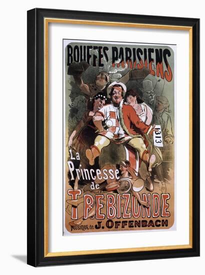 The Princess of Trebizond-Jules Chéret-Framed Giclee Print