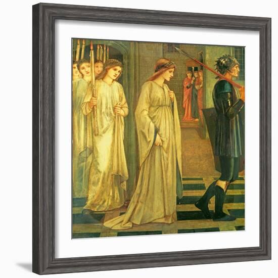 The Princess Sabra Led to the Dragon, 1866-Edward Burne-Jones-Framed Giclee Print