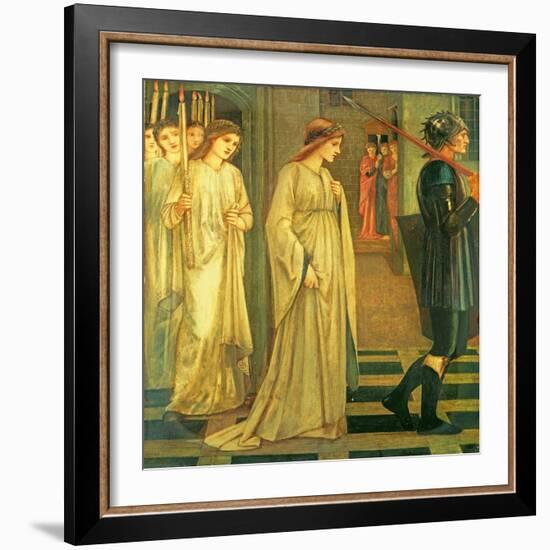 The Princess Sabra Led to the Dragon, 1866-Edward Burne-Jones-Framed Giclee Print