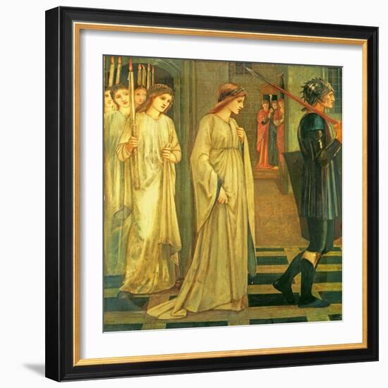 The Princess Sabra Led to the Dragon, 1866-Edward Burne-Jones-Framed Giclee Print