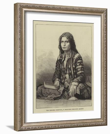 The Princess Tapasvini, a Nepaulese Religious Ascetic-null-Framed Giclee Print