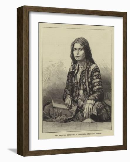 The Princess Tapasvini, a Nepaulese Religious Ascetic-null-Framed Giclee Print