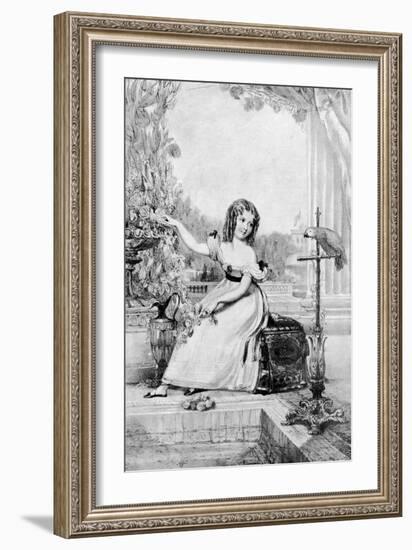 The Princess Victoria at the Age of Eleven Years-John Hayter-Framed Giclee Print
