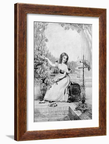 The Princess Victoria at the Age of Eleven Years-John Hayter-Framed Giclee Print