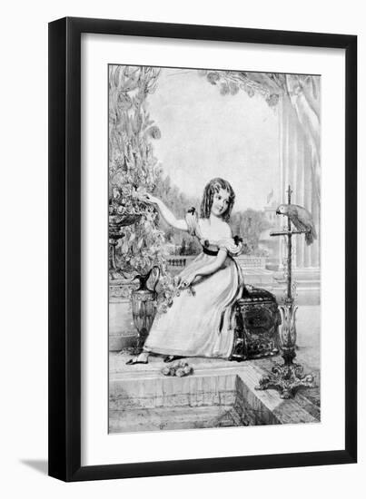 The Princess Victoria at the Age of Eleven Years-John Hayter-Framed Giclee Print