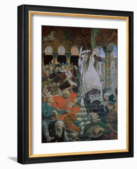 The Princess Who Never Smiled (Nesmeyan), 1914-1916-Viktor Mikhaylovich Vasnetsov-Framed Giclee Print