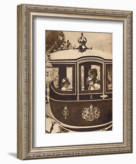 'The Princesses Go By', May 12 1937-Unknown-Framed Photographic Print