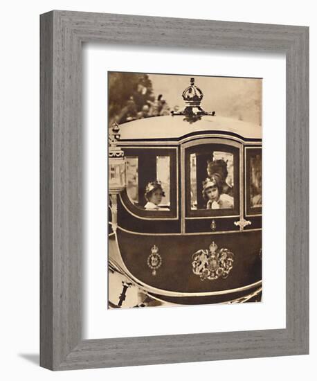 'The Princesses Go By', May 12 1937-Unknown-Framed Photographic Print