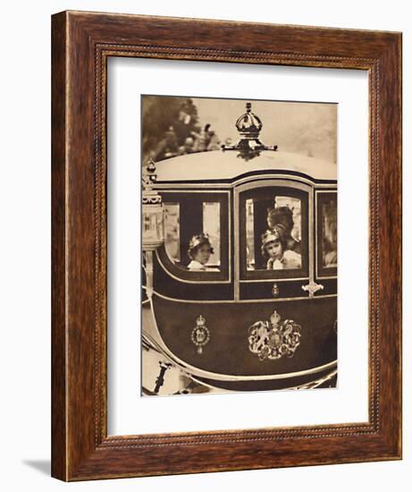 'The Princesses Go By', May 12 1937-Unknown-Framed Photographic Print