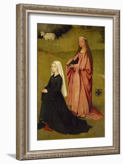 The Principal Agnes Bosshuyse and St Agnes-Hieronymus Bosch-Framed Giclee Print