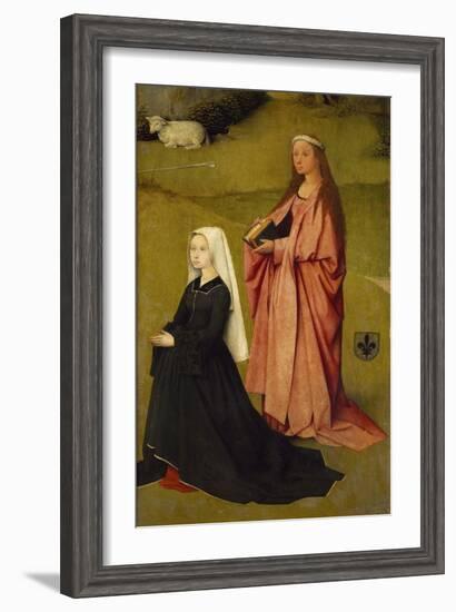 The Principal Agnes Bosshuyse and St Agnes-Hieronymus Bosch-Framed Giclee Print