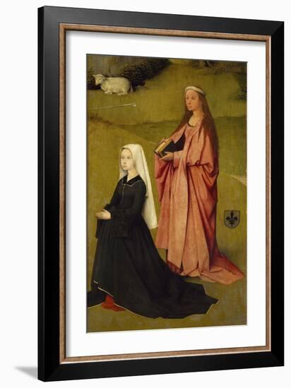 The Principal Agnes Bosshuyse and St Agnes-Hieronymus Bosch-Framed Giclee Print