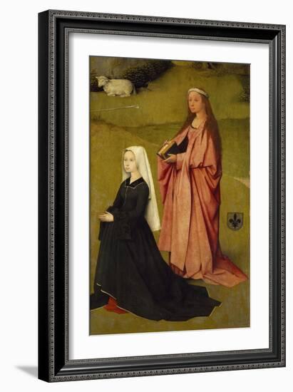 The Principal Agnes Bosshuyse and St Agnes-Hieronymus Bosch-Framed Giclee Print