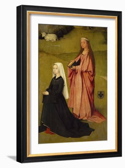 The Principal Agnes Bosshuyse and St Agnes-Hieronymus Bosch-Framed Giclee Print