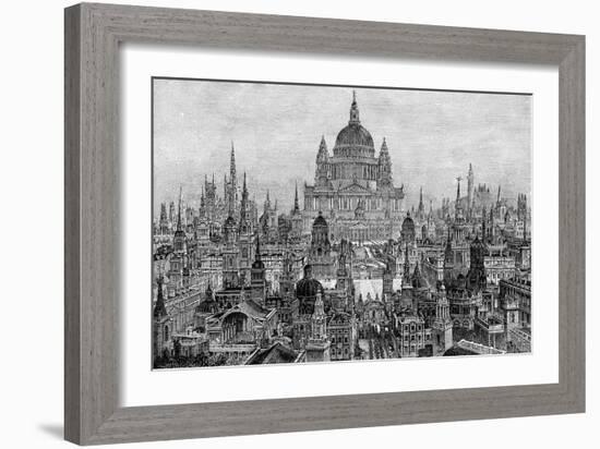 The Principal Works of Sir Christopher Wren, 1882-Charles Robert Cockerell-Framed Giclee Print