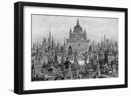 The Principal Works of Sir Christopher Wren, 1882-Charles Robert Cockerell-Framed Giclee Print