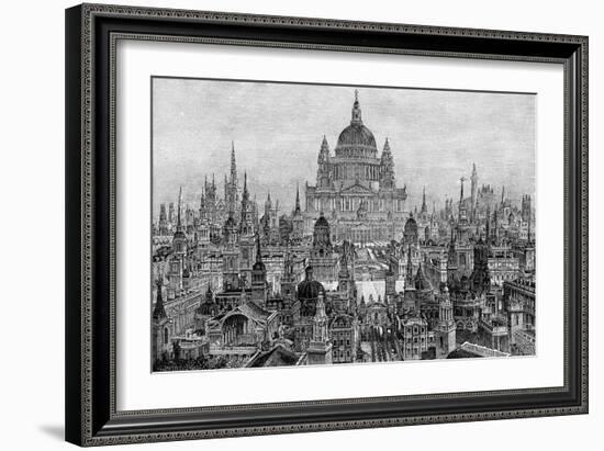 The Principal Works of Sir Christopher Wren, 1882-Charles Robert Cockerell-Framed Giclee Print