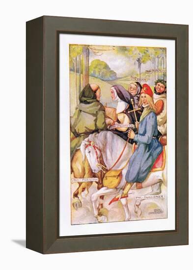 The Prioress Had a Simple, Innocent Smile-Anne Anderson-Framed Premier Image Canvas