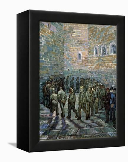 The Prison Courtyard, 1890-Vincent van Gogh-Framed Premier Image Canvas