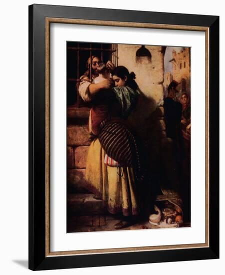 'The Prison Window', 1857, (1917)-John Phillip-Framed Giclee Print