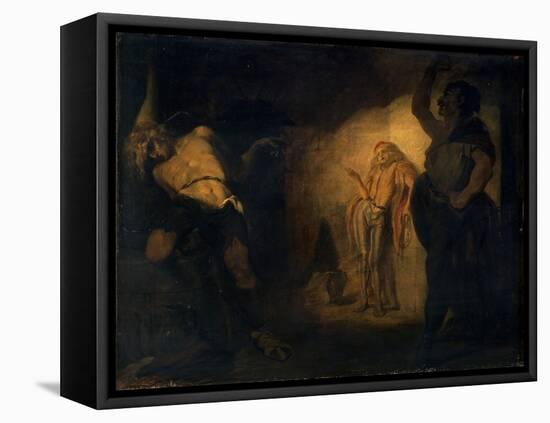 The Prisoner of Chillon, 1843-Ford Madox Brown-Framed Premier Image Canvas