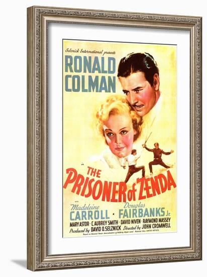 The Prisoner of Zenda, 1937-null-Framed Art Print