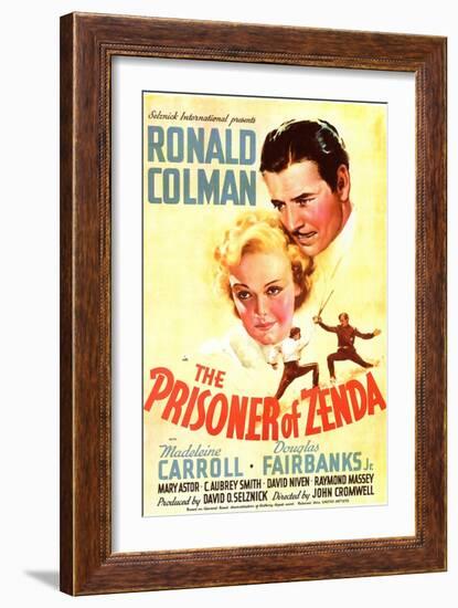 The Prisoner of Zenda, 1937-null-Framed Art Print