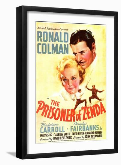 The Prisoner of Zenda, 1937-null-Framed Art Print