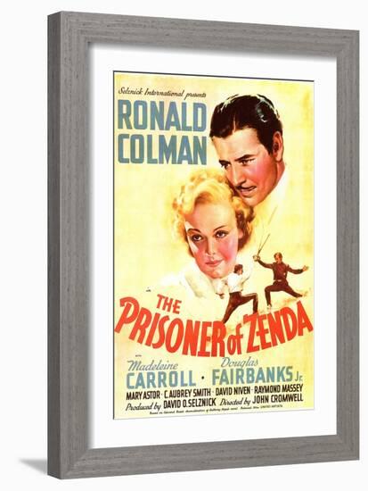 The Prisoner of Zenda, 1937-null-Framed Premium Giclee Print