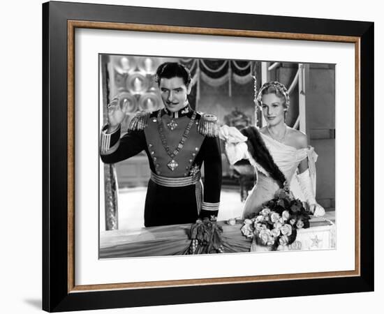 The Prisoner Of Zenda, Ronald Colman, Madeleine Carroll, 1937-null-Framed Photo