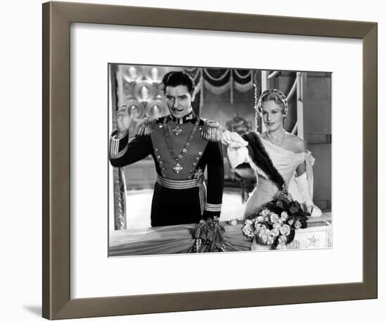 The Prisoner Of Zenda, Ronald Colman, Madeleine Carroll, 1937-null-Framed Photo