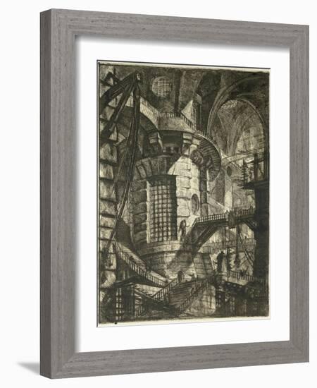 The Prisons-Giovanni Battista Piranesi-Framed Giclee Print