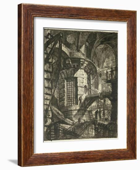 The Prisons-Giovanni Battista Piranesi-Framed Giclee Print