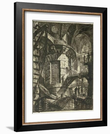 The Prisons-Giovanni Battista Piranesi-Framed Giclee Print