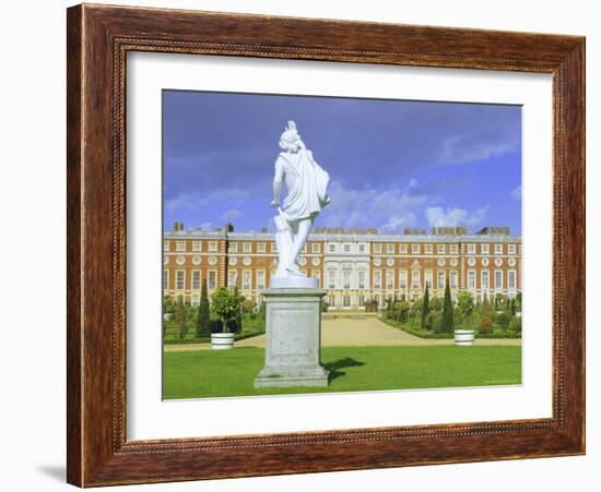 The Privy Garden, Hampton Court Palace, Hampton Court, Surrey, England, UK-John Miller-Framed Photographic Print