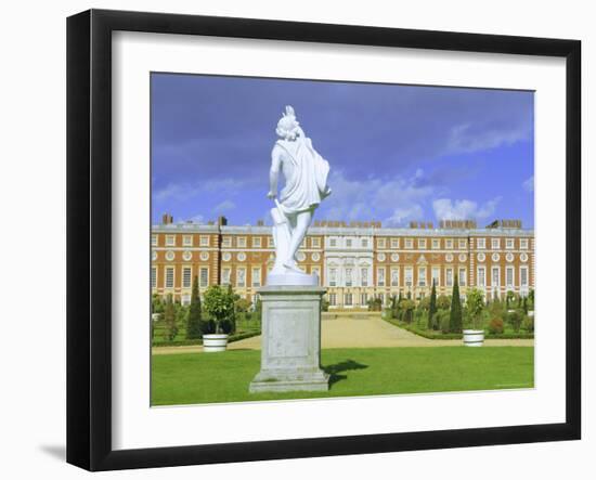 The Privy Garden, Hampton Court Palace, Hampton Court, Surrey, England, UK-John Miller-Framed Photographic Print