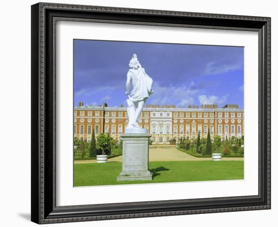 The Privy Garden, Hampton Court Palace, Hampton Court, Surrey, England, UK-John Miller-Framed Photographic Print