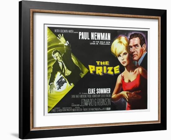 The Prize, UK Movie Poster, 1963-null-Framed Art Print
