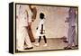 The Problem We All Live With (or Walking to School--Schoolgirl with U.S. Marshals)-Norman Rockwell-Framed Premier Image Canvas