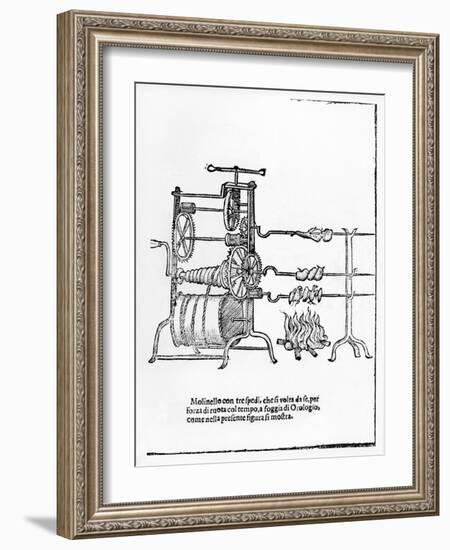 The Procedure for Spit Roasting-null-Framed Giclee Print