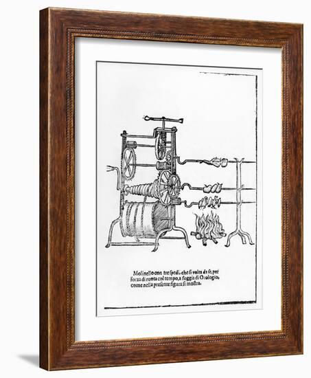 The Procedure for Spit Roasting-null-Framed Giclee Print