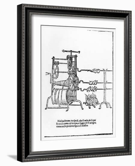 The Procedure for Spit Roasting-null-Framed Giclee Print