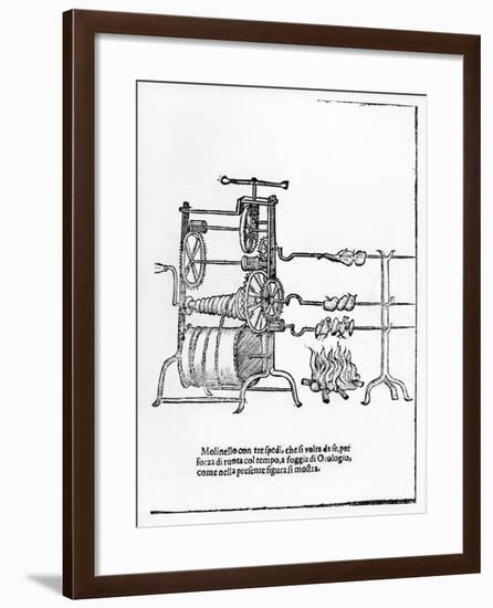 The Procedure for Spit Roasting-null-Framed Giclee Print